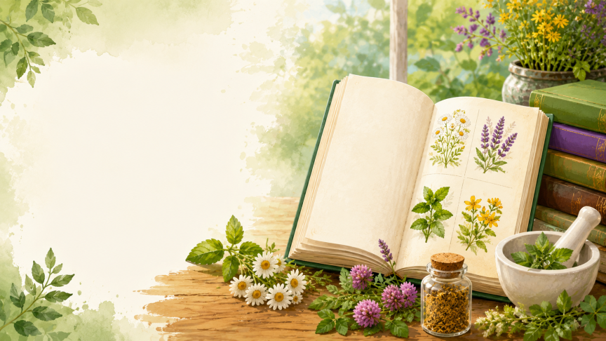 Природная аптека на страницах книг
