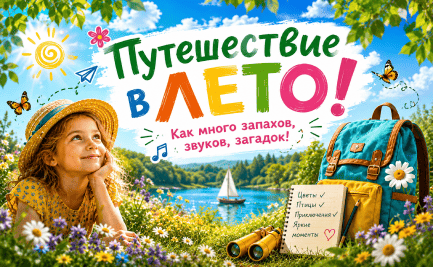 Путешествие в лето! Как много запахов, звуков, загадок 